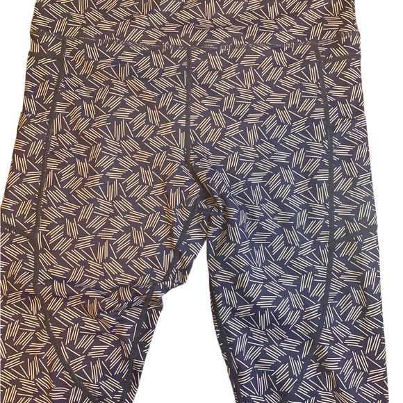 Zyia navy haystack light n tight pocket leggings hi rise 7/8 - Picture 3 of 6